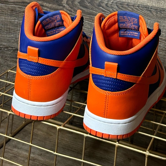 Nike Dunk High-“Knicks”- Clean-size 9m-original box-No star fading-No heel drag - Picture 12 of 16